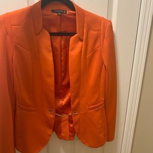Gorgeous!!! Orange tone FEMME blazer Size M